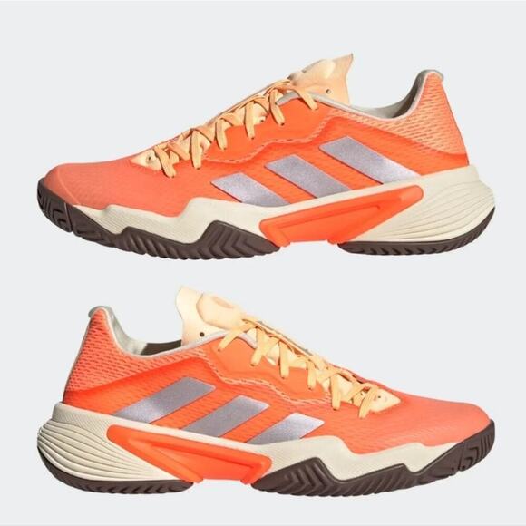 Adidas Barricade Tennis Shoes Women's Sports Racquet Racket Shoes NWT HP7416 8.5 - Picture 1 of 16